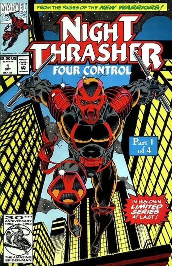 Night Thrasher: Four Control cover — © Marvel Comics