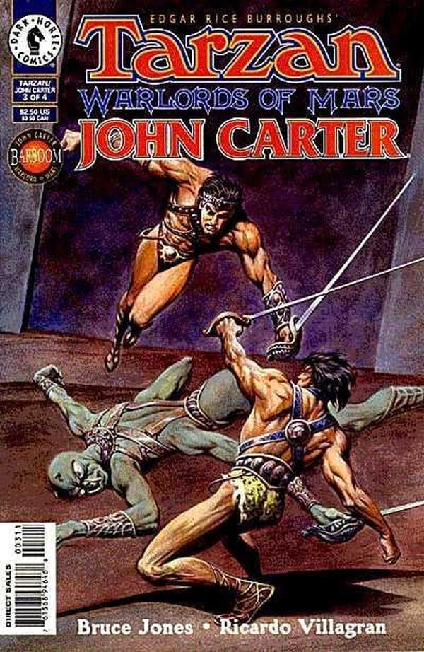 Tarzan/John Carter: Warlords of Mars #3 cover
