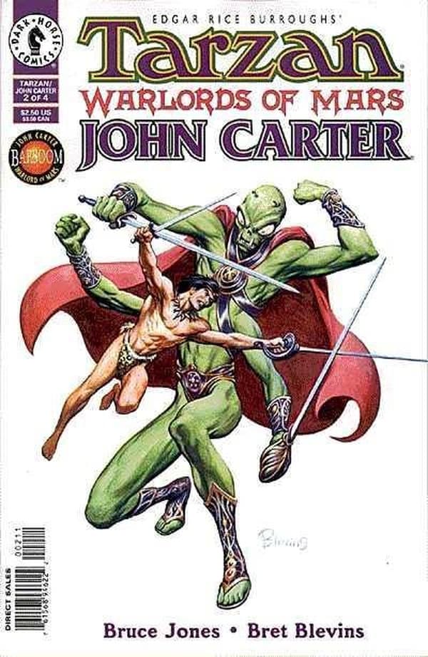 Tarzan/John Carter: Warlords of Mars #2 cover
