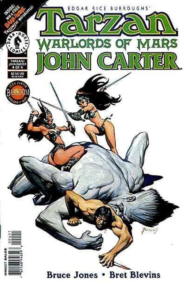 Tarzan/John Carter: Warlords of Mars #4 cover