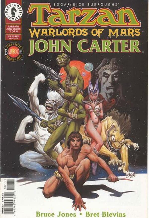 Tarzan/John Carter: Warlords of Mars #1 cover