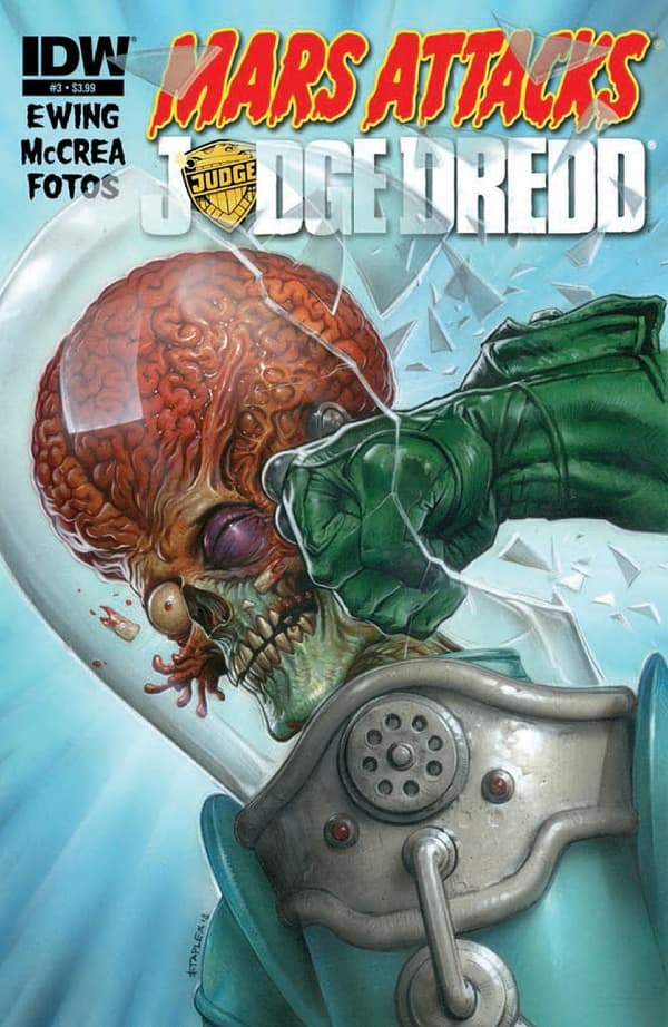 Mars Attacks Judge Dredd #3 cover