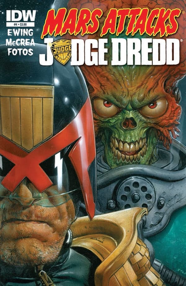 Mars Attacks Judge Dredd #4 cover