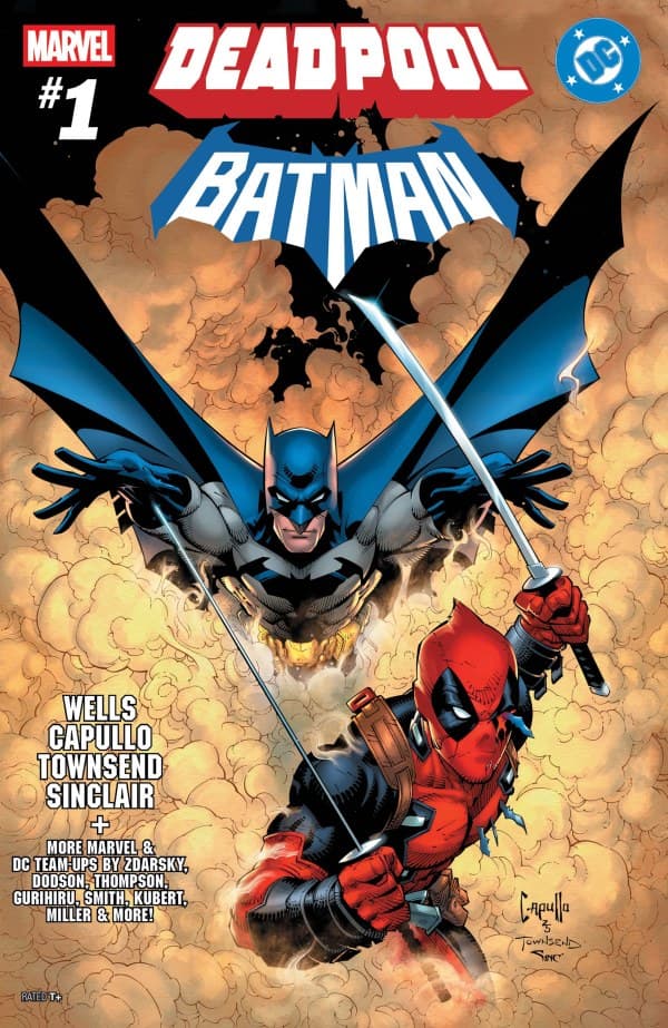Marvel/DC: Deadpool/Batman #1 cover
