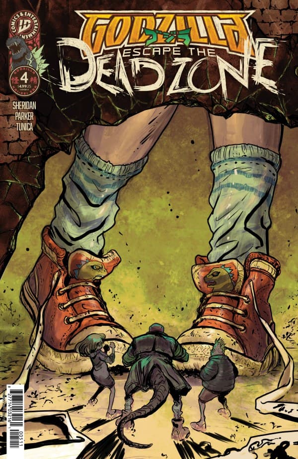 Godzilla: Escape the Deadzone #4 cover