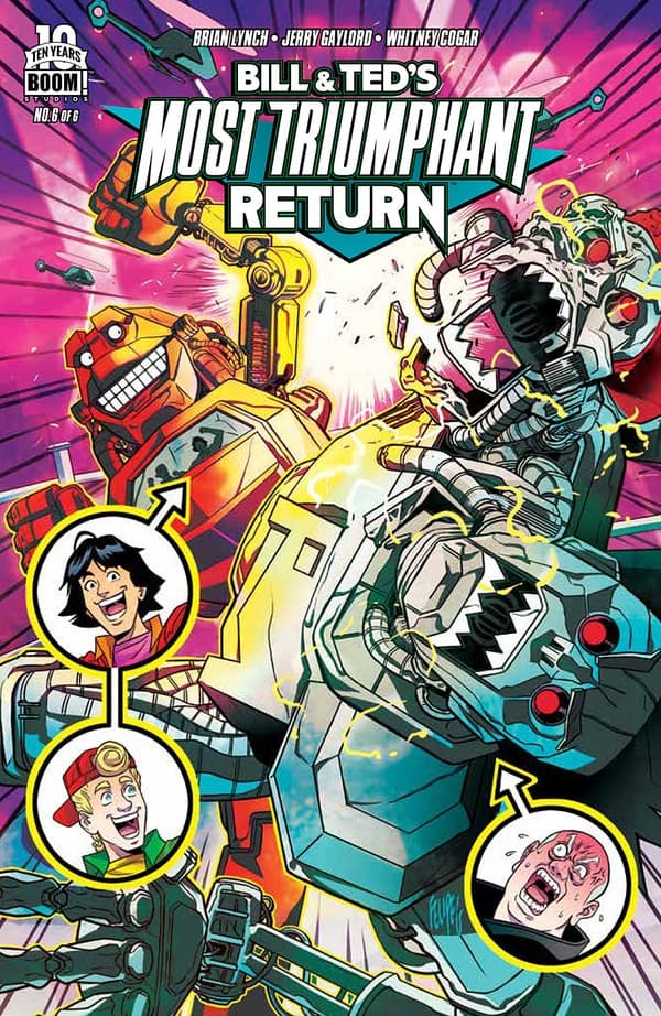 Bill & Ted's Most Triumphant Return #6 cover