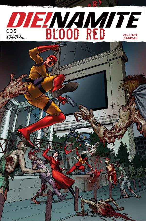 Die!namite Blood Red #3 cover
