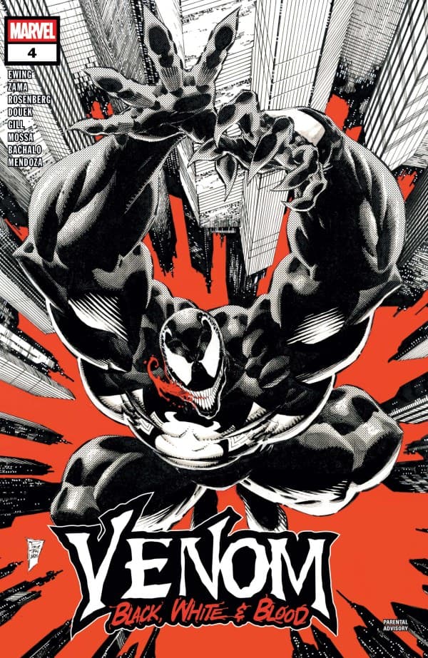 Venom: Black, White & Blood #4 cover