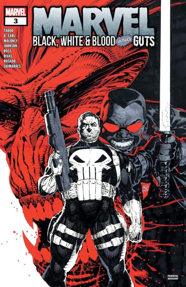 Marvel: Black, White & Blood and Guts #3 cover