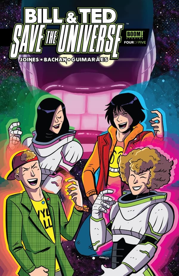 Bill & Ted Save The Universe #4 cover