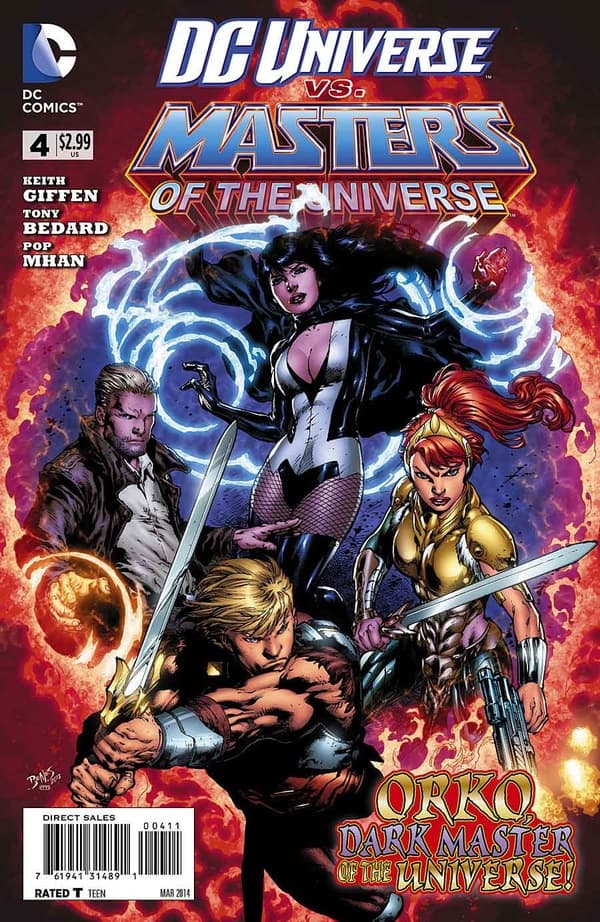 DC Universe vs. Masters of the Universe #4 cover