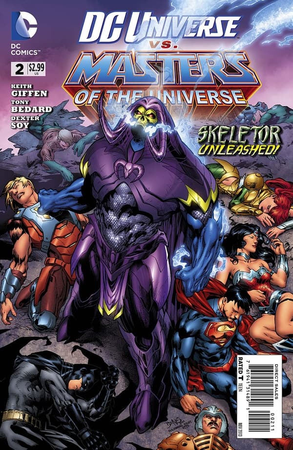 DC Universe vs. Masters of the Universe #2 cover