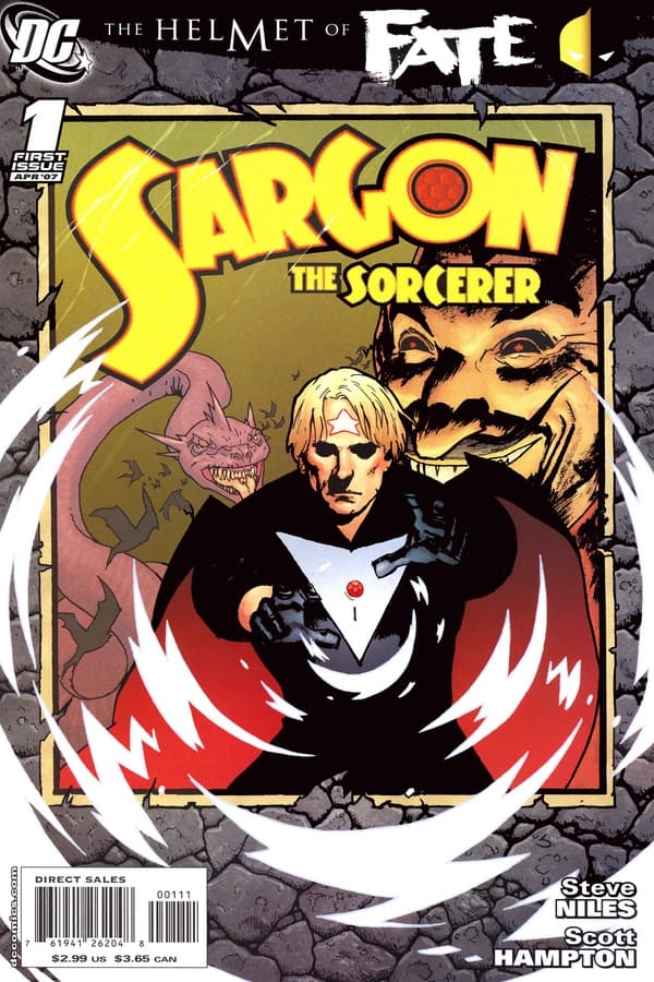 The Helmet of Fate: Sargon the Sorcerer cover — © DC Comics