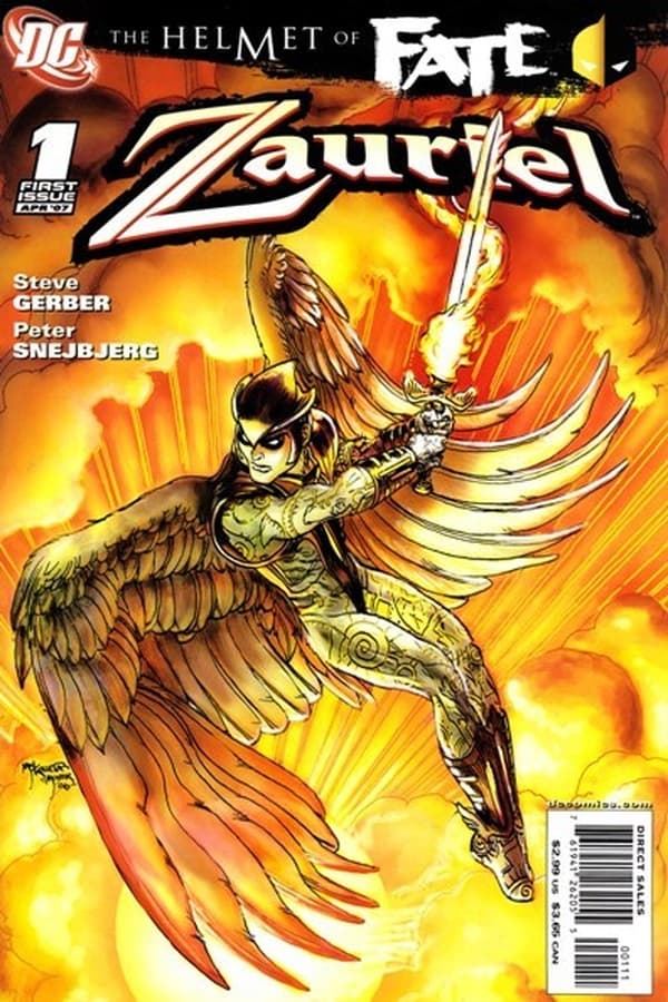 The Helmet of Fate: Zauriel cover — © DC Comics