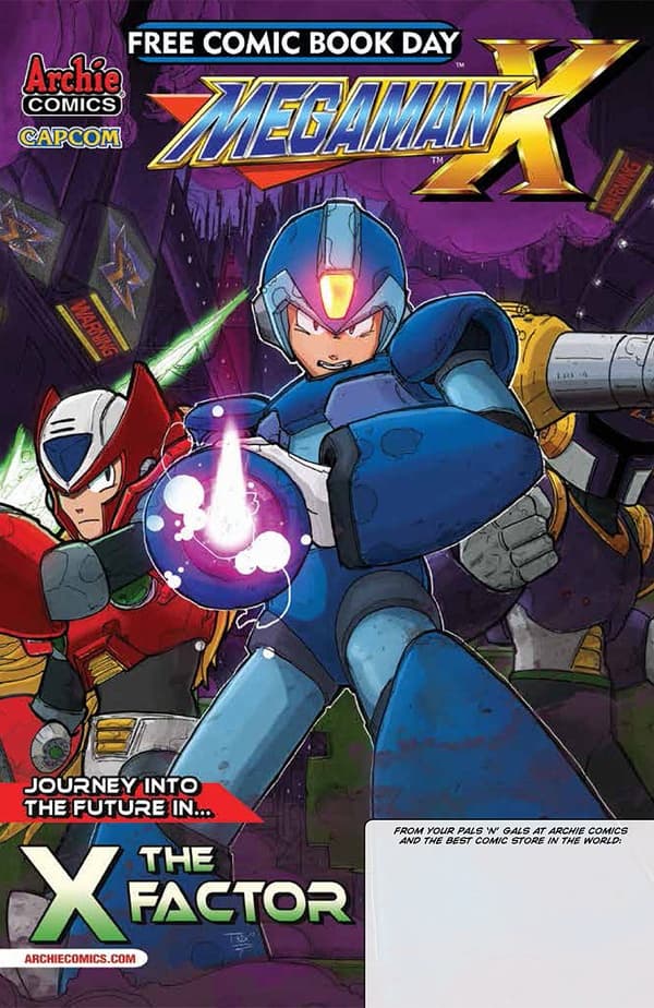 Sonic Comic Origins and Mega Man X, Free Comic Book Day Edition #1 cover