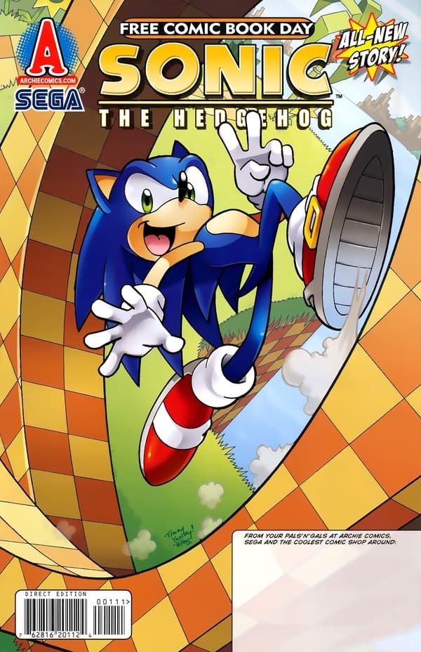 Sonic: The Rematch, Free Comic Book Day Edition #1 cover