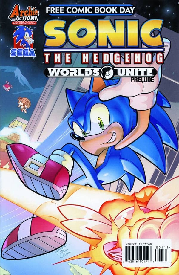 Sonic the Hedgehog/Mega Man: Worlds Unite Prelude #1 cover