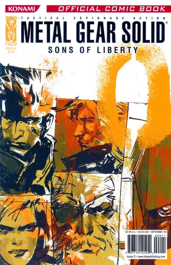Metal Gear Solid: Sons of Liberty cover — © IDW Publishing
