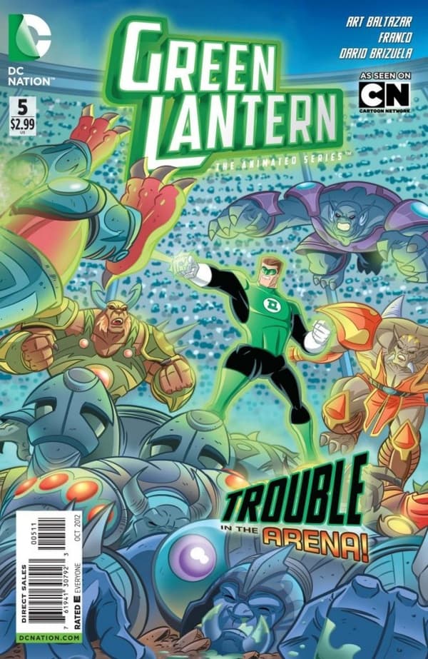 Green Lantern: The Animated Series #5 cover