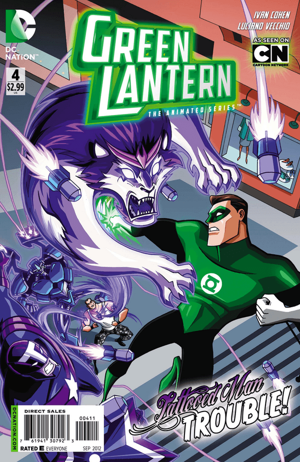 Green Lantern: The Animated Series #4 cover