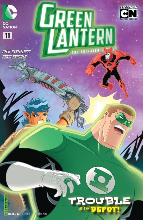 Green Lantern: The Animated Series #11 cover