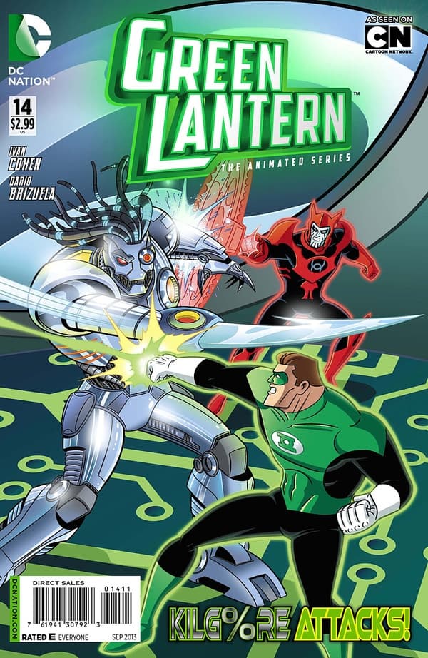 Green Lantern: The Animated Series #14 cover