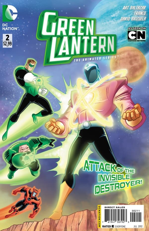 Green Lantern: The Animated Series #2 cover