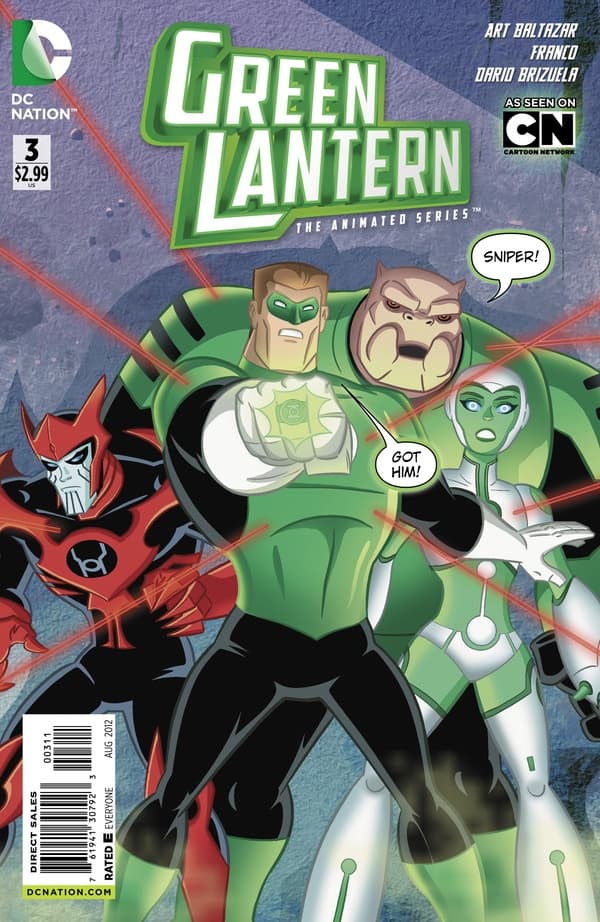 Green Lantern: The Animated Series #3 cover