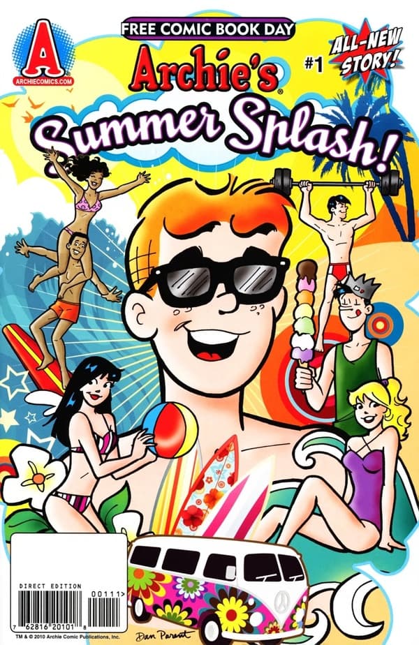 Archie Summer Splash, Free Comic Book Day Edition cover — © Archie Comics