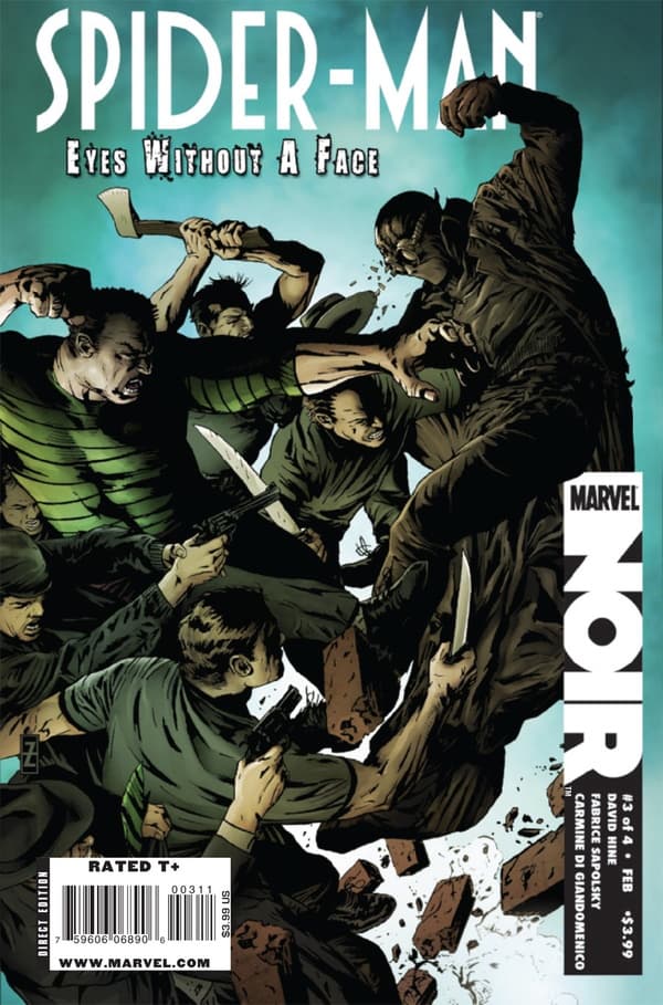 Spider-Man Noir: Eyes Without A Face #3 cover