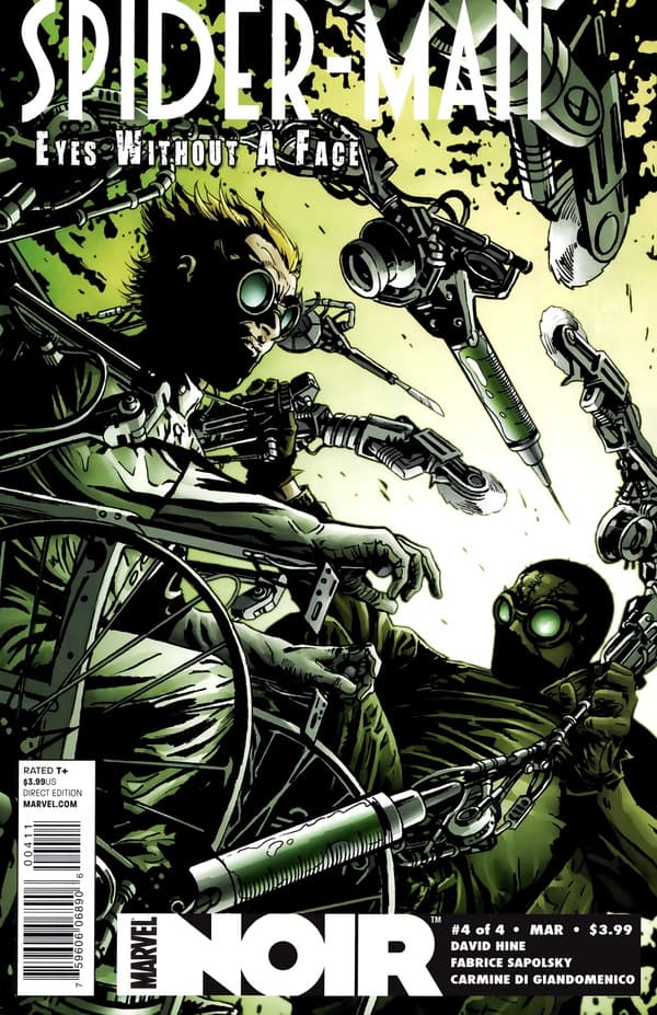 Spider-Man Noir: Eyes Without A Face #4 cover