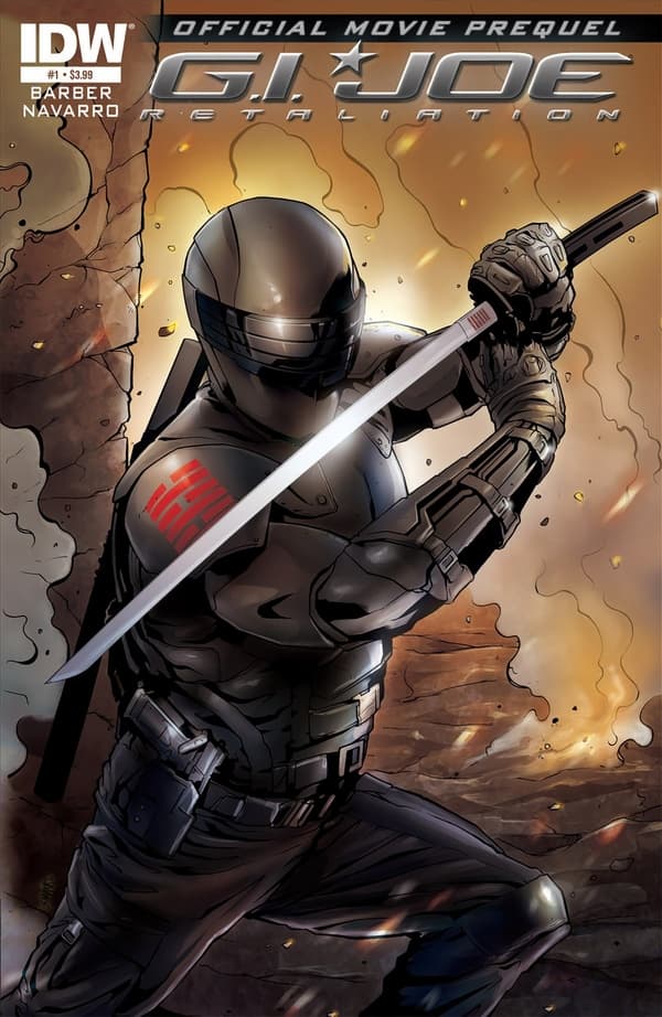 G.I. Joe 2 Retaliation Movie Prequel #1 cover
