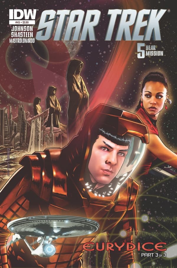 Star Trek #45 cover