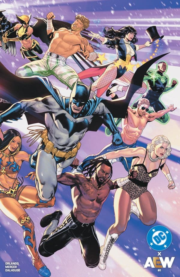 DC x AEW #1 cover