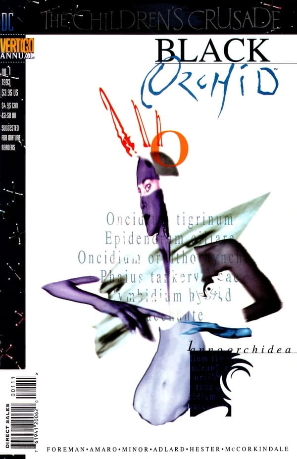 Black Orchid Annual #1 cover