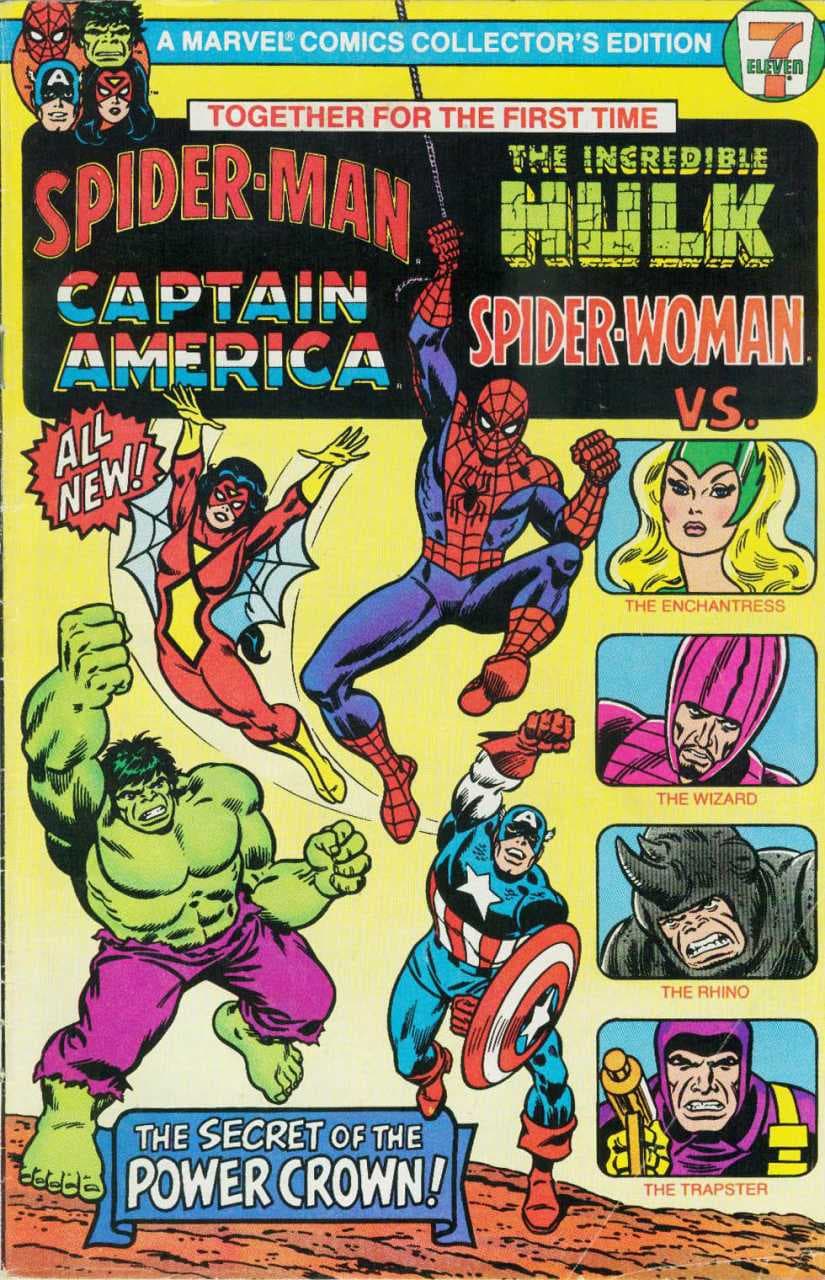 Spider-Man, Captain America, The Incredible Hulk and Spider-Woman #1 cover