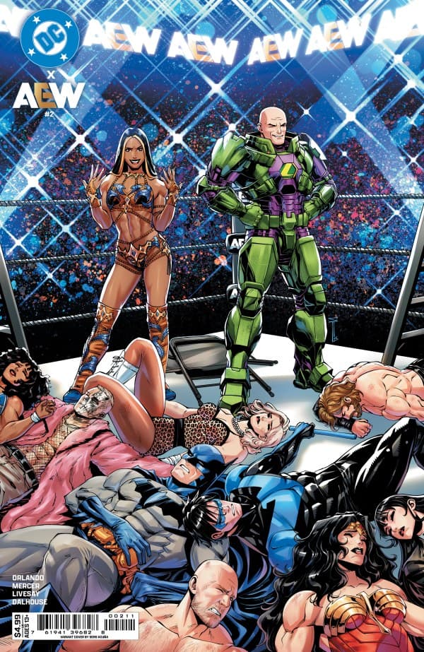 DC x AEW #2 cover