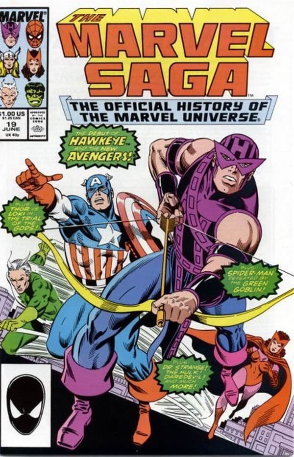 The Marvel Saga The Official History of the Marvel Universe #19 cover