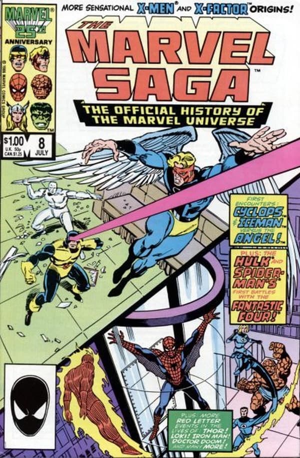 The Marvel Saga The Official History of the Marvel Universe #8 cover