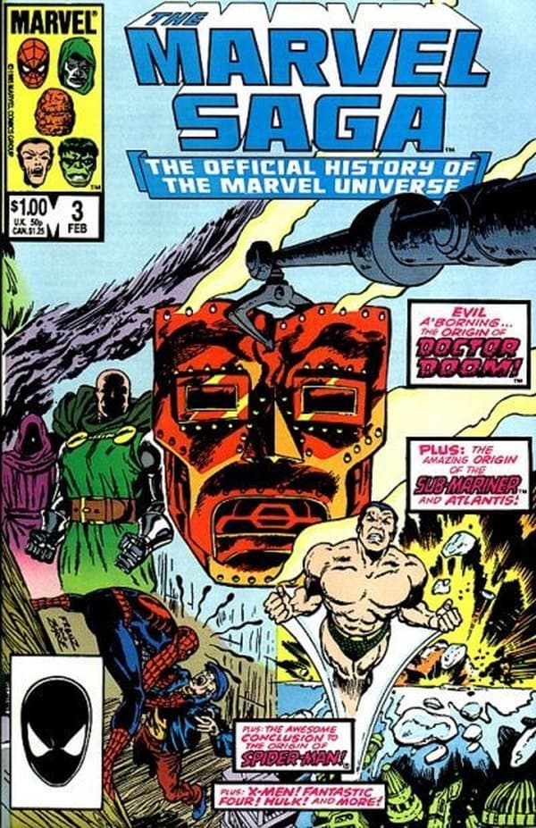The Marvel Saga The Official History of the Marvel Universe #3 cover