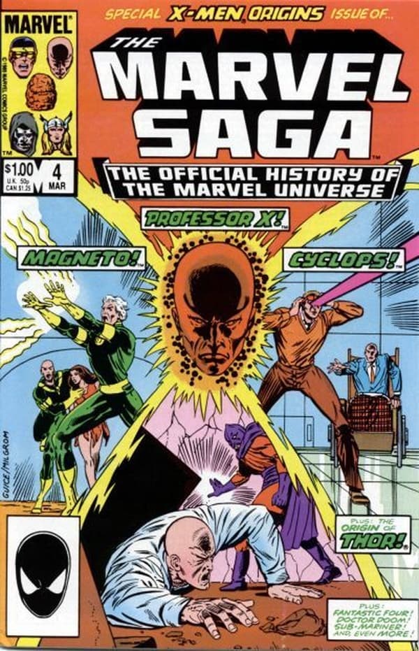 The Marvel Saga The Official History of the Marvel Universe #4 cover