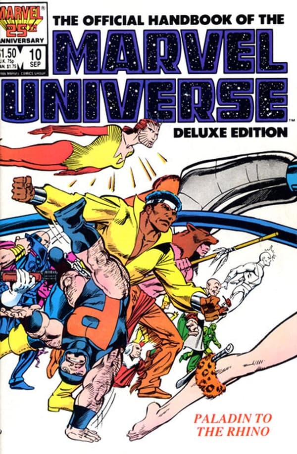 The Official Handbook of the Marvel Universe #10 cover