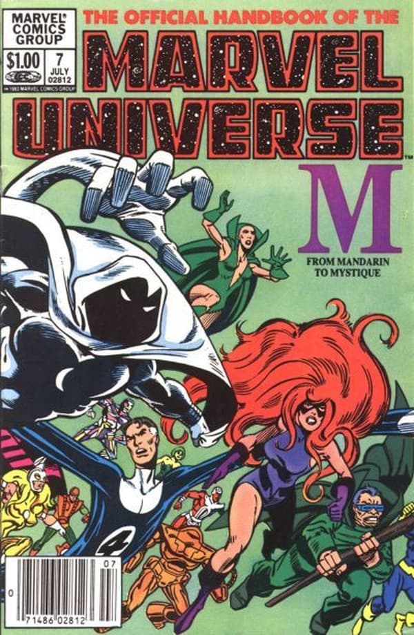 The Official Handbook of the Marvel Universe #7 cover