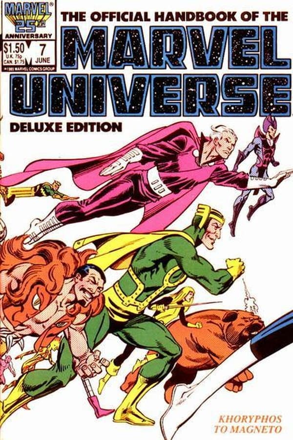 The Official Handbook of the Marvel Universe #7 cover