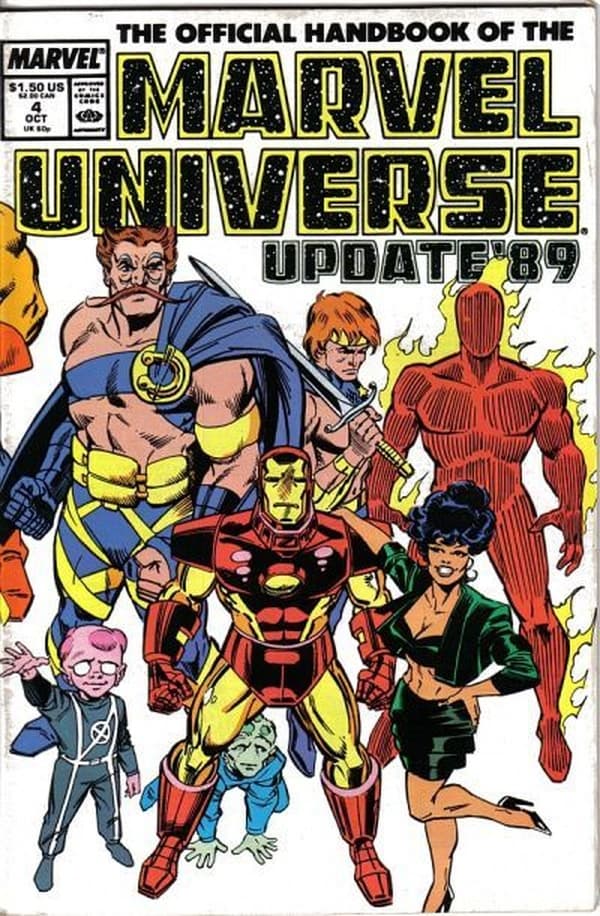 The Official Handbook of the Marvel Universe #4 cover