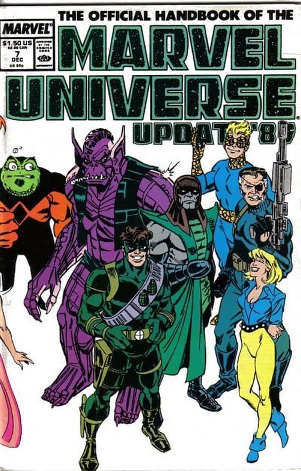 The Official Handbook of the Marvel Universe #7 cover