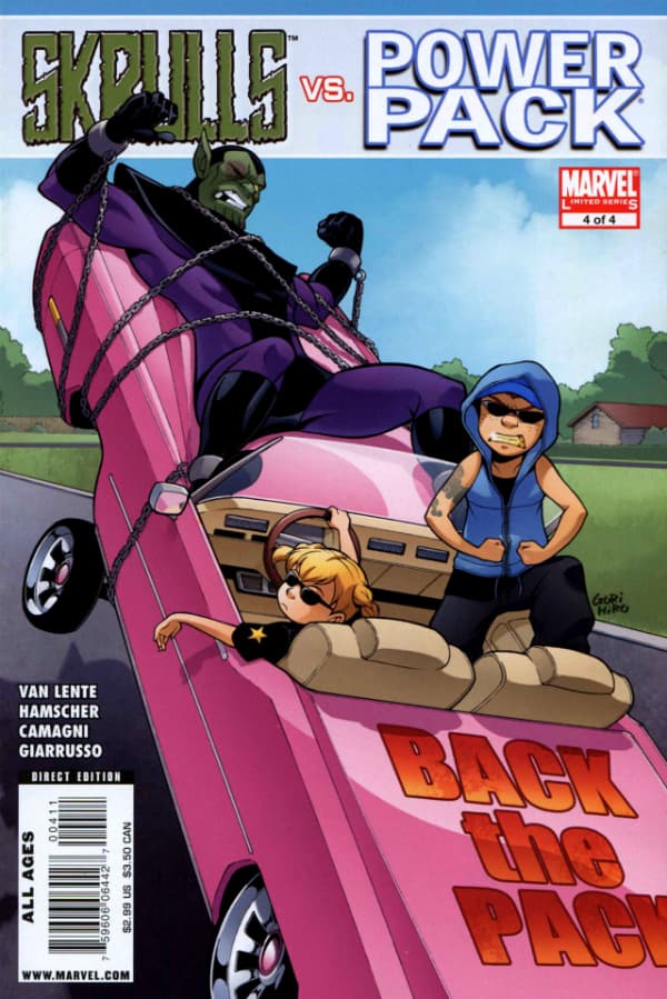Skrulls vs. Power Pack #4 cover