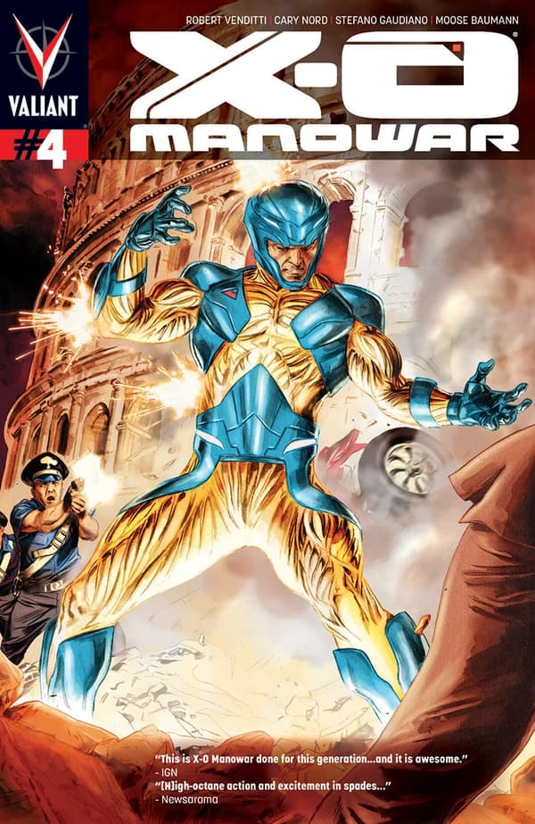 X-O Manowar #4 cover