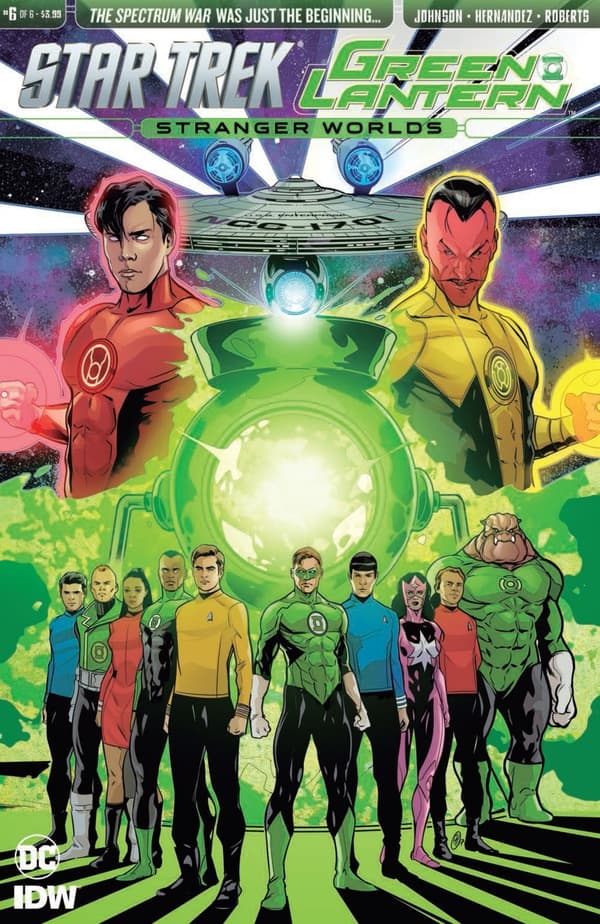Star Trek/Green Lantern #6 cover