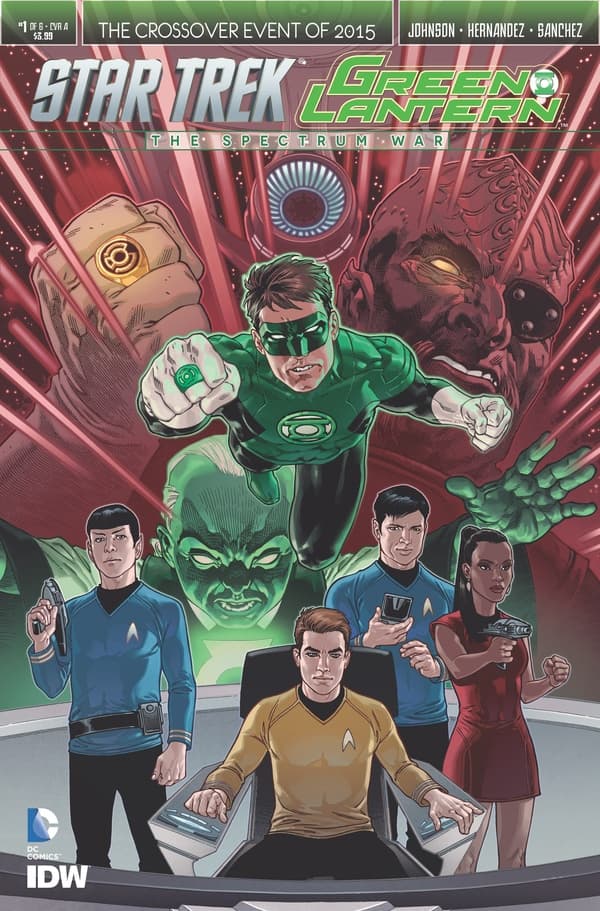 Star Trek/Green Lantern #1 cover